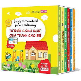 Hình ảnh Box Set Baby’S First Word And Picture Dictionary - Từ Điển Song Ngữ Qua Tranh Cho Bé (6 Cuốn)