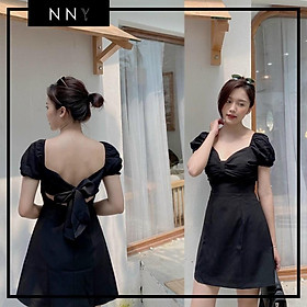 Váy đen nơ lưng NAMI DRESS - V004