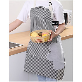 Tạp Dề Chống Thấm Có Túi Lớn Đựng Điện Thoại Và Vải Bông Lau Tay 2 Bên Tiện Lợi