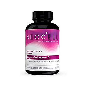 NeoCell Super Collagen + C - 6,000mg Collagen Types 1 & 3 Plus Vitamin C - 250 Count (Packaging May Vary)
