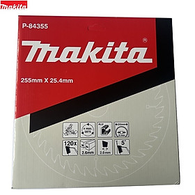 Mua Lưỡi cưa nhôm Makita CHÍNH HÃNG 255mm 120 răng P-84355