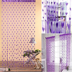 Rèm Cửa Tua Rua Hình Trái Tim DIY
