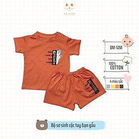 Đồ sơ sinh bé trai bé gái chất cotton 100% thoáng khí mềm mịn không gây kích ứng da Kidcat Shop