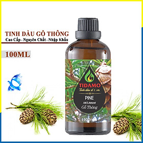 Tinh Dầu Gỗ Thông TIDAMO Nguyên Chất Nhập Khẩu Ấn Độ - Xông Phòng Thanh Lọc Không Khí, Bảo Vệ Đường Hô Hấp