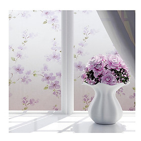 Mua Combo 5m Decal Giấy Dán Kính Hoa Mai Tím (5mx0.45m)