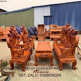 Mua Bộ Bàn Ghế Nghê Đỉnh Rồng Phương Gỗ Gõ Đỏ