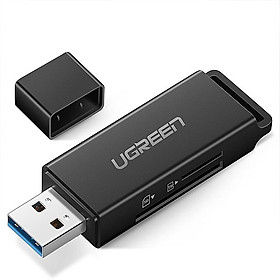 Đầu Đọc Thẻ Nhớ Đa Năng Chuẩn USB 3.0 Ugreen 40752 ( SD/TF ) - Hàng Chính Hãng