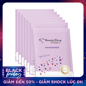 Hộp 8 Miếng My Beauty Diary - Mặt nạ dưỡng ẩm Squalane - Hàng Nội Địa Đài Loan