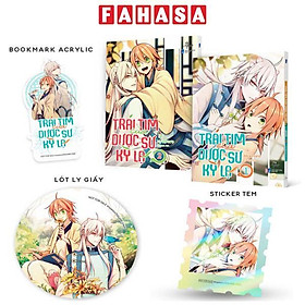 Sách - Bộ Manga - Trái Tim Của Dược Sư Kỳ Lạ - Tập 1 + Tập 2 (Bộ 2 Tập) - Bản Đặc Biệt - Tặng Kèm Sticker Tem + Bookmark PVC + Lót Ly Giấy