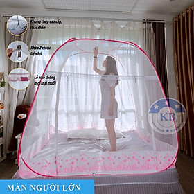 Màn tự bung kinh bắc đỉnh vuông size  1m6 1m8 2m2  x2m