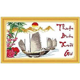Tranh thêu chữ thập Thuận Buồm Xuôi Gió DLH-222859