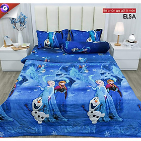 Mua Chăn Mền Công Chúa Elsa Cotton Poly Siêu Dễ Thương 1m8x2M - Tặng 1 bàn chải bossi