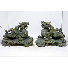 Mua Cặp tượng Tỳ Hưu phong thủy cao 15cm bằng đá