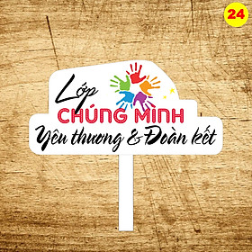 Mua Bảng hashtag chụp ảnh họp lớp  kỷ yếu học sinh MS 24