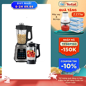 Máy làm sữa hạt, xay nấu đa năng 2 cối nóng và lạnh, hút chân không - Tefal Ultra Blend Boost BL985A31 - 1300W - Hàng chính hãng