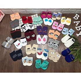 Set 10 Đôi Tất Chống Trượt Co Dãn Cho Bé (Giao Ngẫu Nhiên)