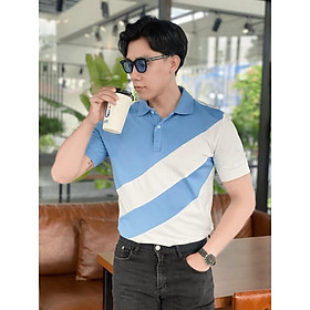 ÁO THUN CỔ BẺ TAY NGẮN , THUN POLO XỊN THỜI TRANG HÀN QUỐC FORM ÁO CHUẨN ÔM NGƯỜI THỜI TRANG NAM 1986