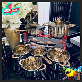 Mua Bộ nồi Đức KAISA VILLA 6 món 12 chi tiết 9 đáy cao cấp