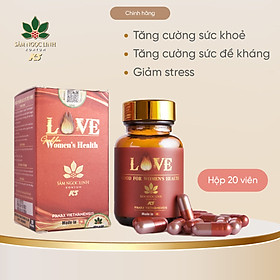 Hình ảnh Viên Uống Sâm Ngọc Linh - Love Good For Women's Health Tăng Cường Sức Khoẻ , Đẹp Da Cho Nữ - Hộp 20 viên