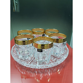 BỘ CỐC SAFARY 250ML / KHẢM VÀNG