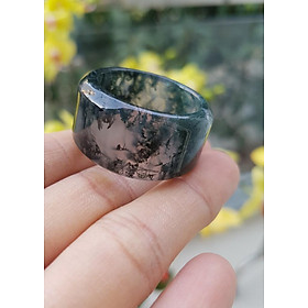 Nhẫn băng ngọc thủy tảo BIG SIZE