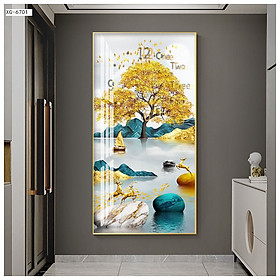 Mua Đồng Hồ Kết Hợp Tranh Tráng Gương Treo Tường - Tranh Tráng Trí Động Vật Và Phong Cảnh Nghệ Thuật
