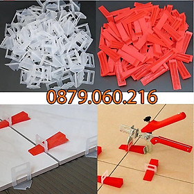 Mua Combo 1 Kìm Ke+100 Ke Nêm+300 Ke Cân Bằng Ốp Lát Gạch-Size Tùy Chọn 1.0-1.5-2.0mm