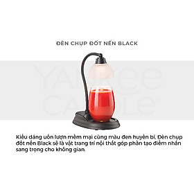 Đèn chụp đốt nến Yankee Candle màu đen