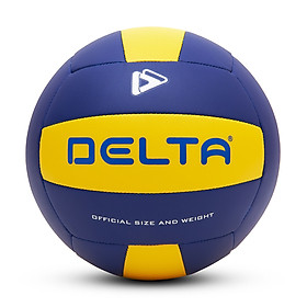 Bóng chuyền DELTA 5C chất liệu da TPU tổng hợp, chơi trên sân trong nhà hoặc ngoài trời phù hợp sử dụng từ 12 tuổi