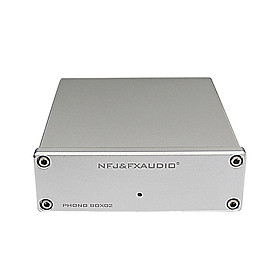 FX-AUDIO BOX-02 Hi-Fi Mini MM&MC Audio Amplifier for Record Player Home Cinema