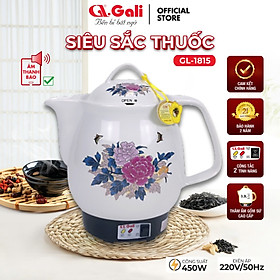 Mua Ấm sắc thuốc Gali GL-1815  dung tích 4 lít nấu các loại thuốc Nam  thuốc Bắc  Thảo Dược ... Thân bằng Gốm cao cấp  chịu nhiệt tốt  hàng chính hãng. Bảo hành chính hãng.
