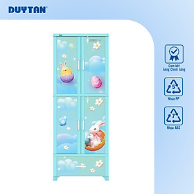Tủ nhựa duy tân wing 4 cánh 1 ngăn