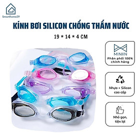 Kính Bơi Chống Thấm Nước Nhiều Màu Sắc Tùy Chọn, Kính Bơi Silicon Cao Cấp Có Hộp Đựng - Chính hãng MINIIN (Giao màu ngẫu nhiên)