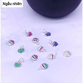 Mặt Dây Chuyền bạc dâu tây cho bé YN JEWELRY SL