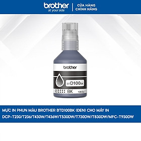 Mua  HÀNG CHÍNH HÃNG  Mực in phun màu Brother BTD100BK (đen) cho DCP-T230/T236/T430W/T436W/T530DW/T730DW/T830DW/MFC-T930DW