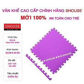 Thảm Xốp Ghép lót sàn 30x30 cm Korea miếng dày tấm trải sàn cho bé vân gỗ gấp gọn xpe