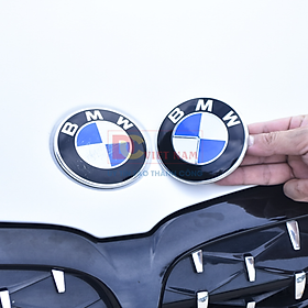 Logo biểu tượng trước xe ô tô BMW Series 7 đường kính 95MM, chân cài 3 chấu