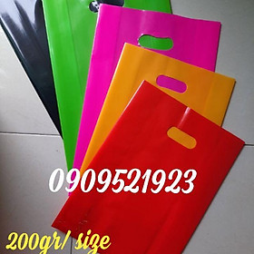 Mua túi xốp bóng dẻo xấp 200gr size tùy chọn