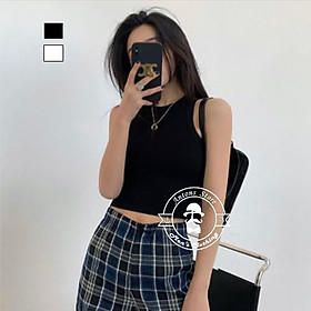 Áo croptop nữ trơn