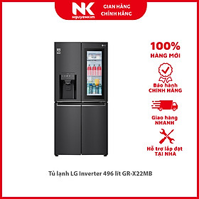 Mua Tủ lạnh LG Inverter 496 lít GR-X22MB - Hàng chính hãng  Giao hàng toàn quốc 