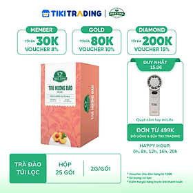 Trà đào túi lọc 2g x 25 gói Phúc Long