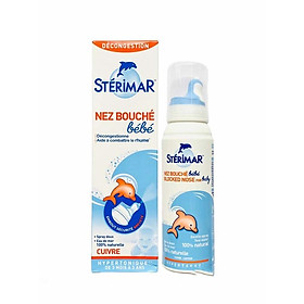 Mua Xịt muối biển cá heo vàng và cá heo cam (100ml) Sterimar  Pháp
