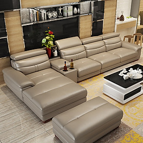 Sofa Phòng Khách Bọc Da Sang Trọng DP-SCC23