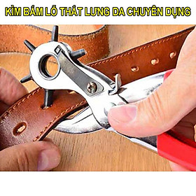 Mua Kìm bấm lỗ thắt lưng  dây nịt  đồ da 6 size 2mm  2.5mm  3mm  3.5mm  4mm  4.5mm