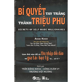 Hình ảnh sách Bí Quyết Tay Trắng Thành Triệu Phú ( tái bản )