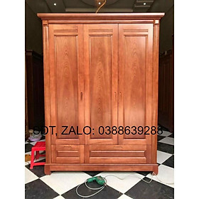 Tủ quần aó gỗ tự nhiên
