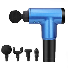 Súng massage cầm tay trị đau mỏi căng cơ Fascial Gun HG-320 - 4 đầu