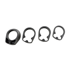 4x Bike Curved Handlebar Spacer Headset  for 28.6mm Front Stem Riding