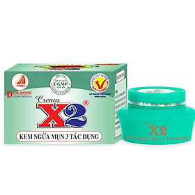 CREAM X2 - KEM NGỪA MỤN 3 TÁC DỤNG - 5g
