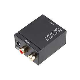 DAC Bộ chuyển đổi âm thanh kỹ thuật số sang analog Tín hiệu đồng trục sợi quang sang Analog DAC Spdif Stereo Giắc cắm 3,5 mm Bộ giải mã bộ khuếch đại 2 * RCA